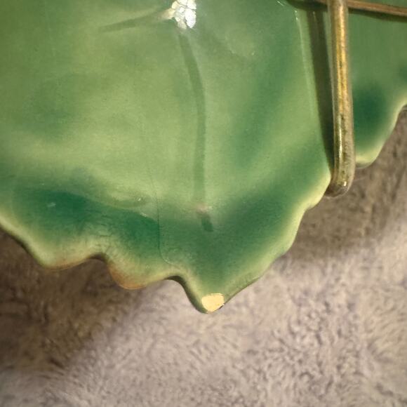 Bordallo Pinheiro Portugal Maple Leaf Plate Jay Willfred Andrea by Sadek - Picture 5 of 6